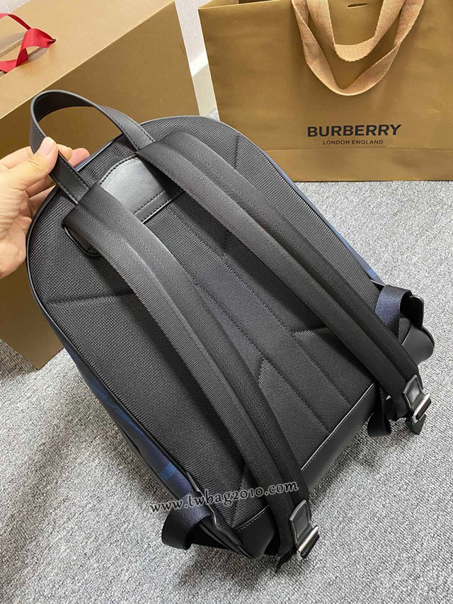 Burberry專櫃最新PVC格子背包 巴寶莉男士雙肩包書包 yxb1337